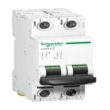 Schneider Electric Acti 9 автоматический выключатель C60H-DC, 2P, 2 А, характеристика C, 10 кА, A9N61522