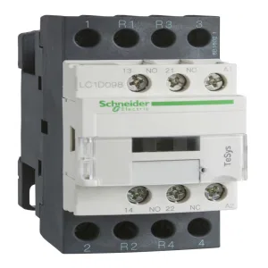 Контактор Schneider Electric TeSys LC1D 4P 40А 400/24В DC 11кВт (ШНАЙДЕР) Контактор Schneider Electric TeSys LC1D 4P 40А 400/24В DC 11кВт (ШНАЙДЕР)