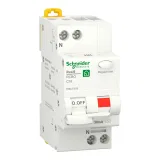 Schneider Electric R9D25616 Автоматический выключатель дифференциального тока (АВДТ) Resi9, 16 A, 30 mA, тип AC, кривая C, 2 полюса, 6 kA, ширина 2 модуля DIN